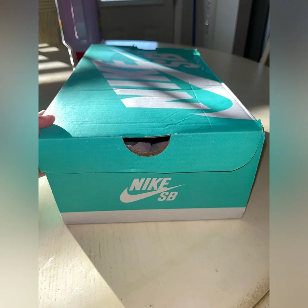 Nike Men’s Pink and Red Velvet Dunk Sneakers
